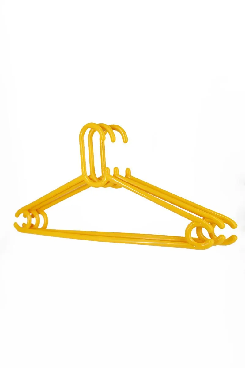 Plastic Cloth Hanger Set - 3 Pcs