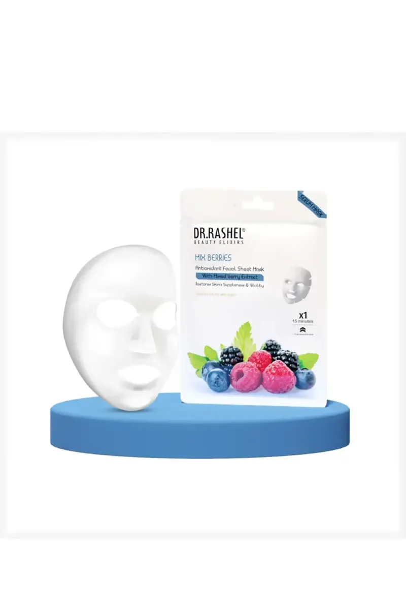 DR.RASHEL Mix Berries Sheet Mask with Serum- 20g 009424MIXBERMAS20G