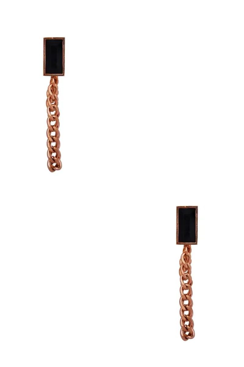 Elegant Gold Chain Dangle Earrings for Girls & Women