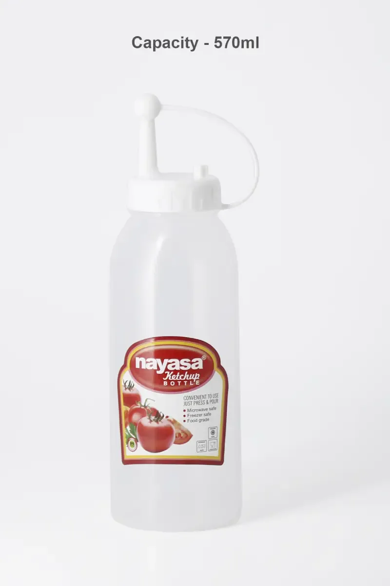 Nayasa Plastic Ketchup Bottle - 570 ML 009495TRA1