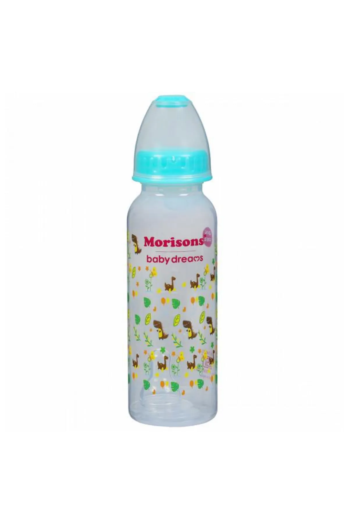Morisons Feeding Bottle with Spoon (Green)- 250 ml