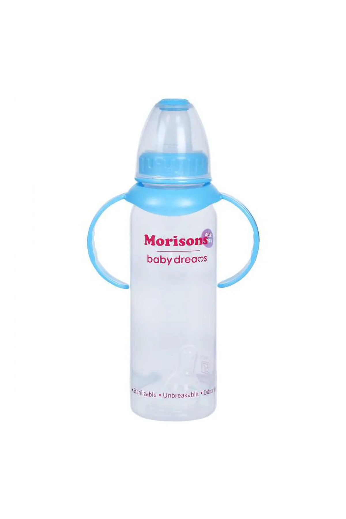 Morisons Feeding Bottle (Blue)- 250 ml 