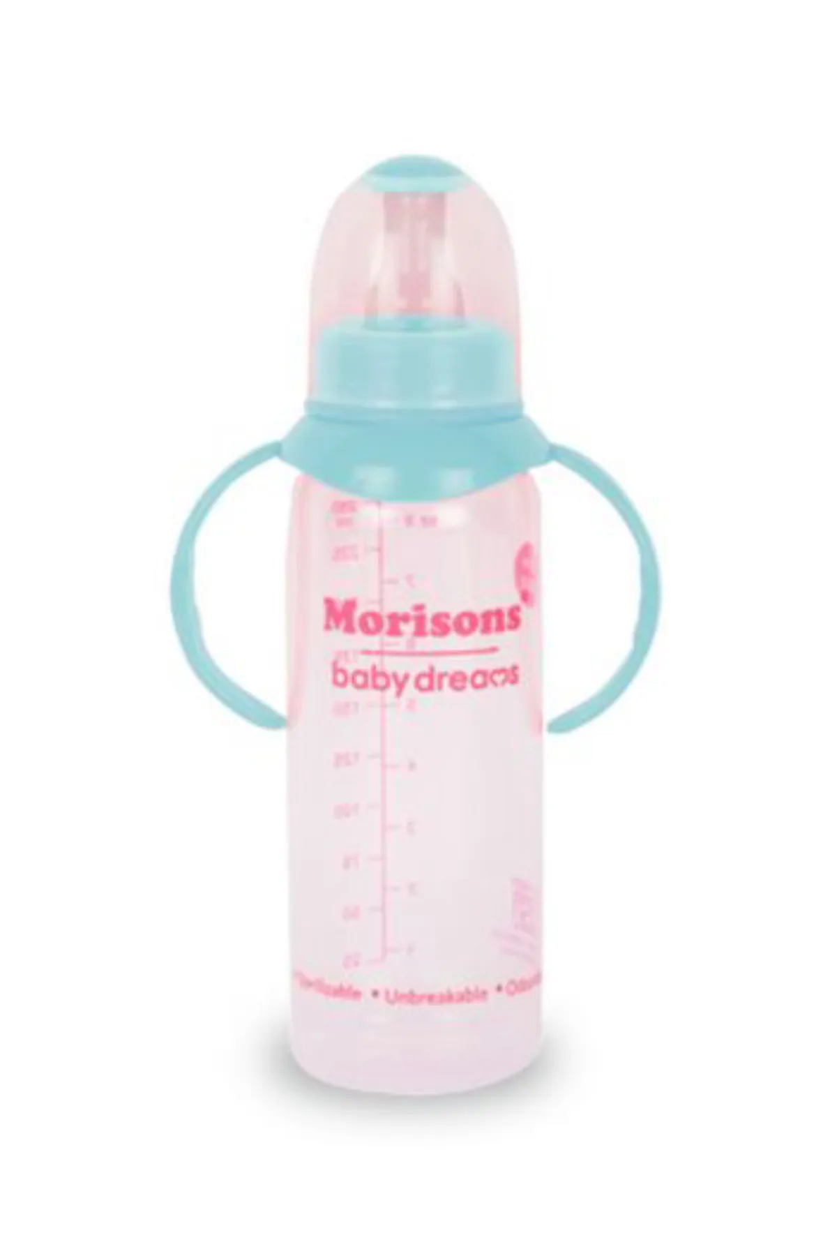 Morisons Feeding Bottle (Green)- 250 ml