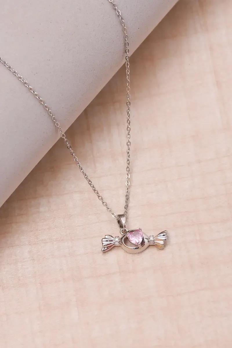 Silver Candy Pendant Chain for Women