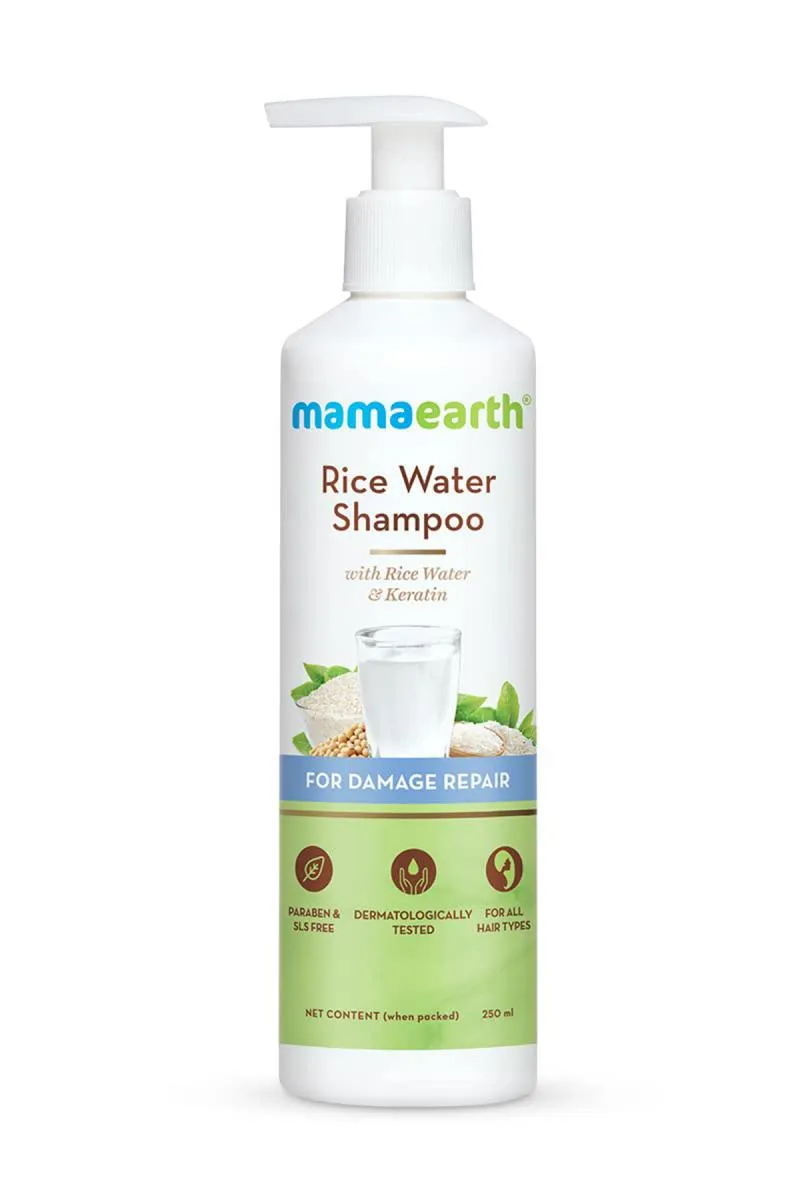Mamaearth Rice Water Shampoo For Damage Repair - 250ml