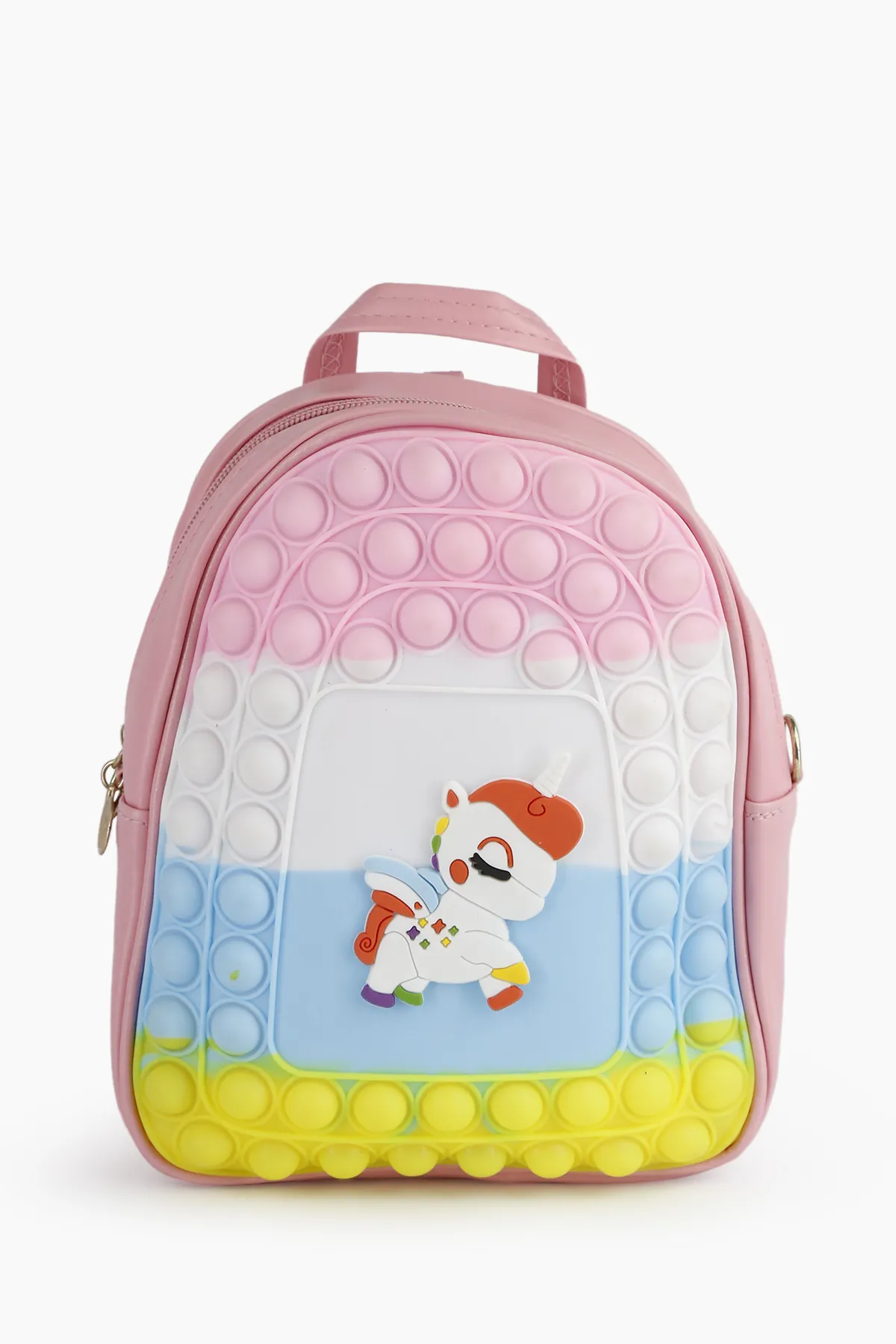 Silicone Pop it Unicorn Backpack for Kids 009773BABPIN