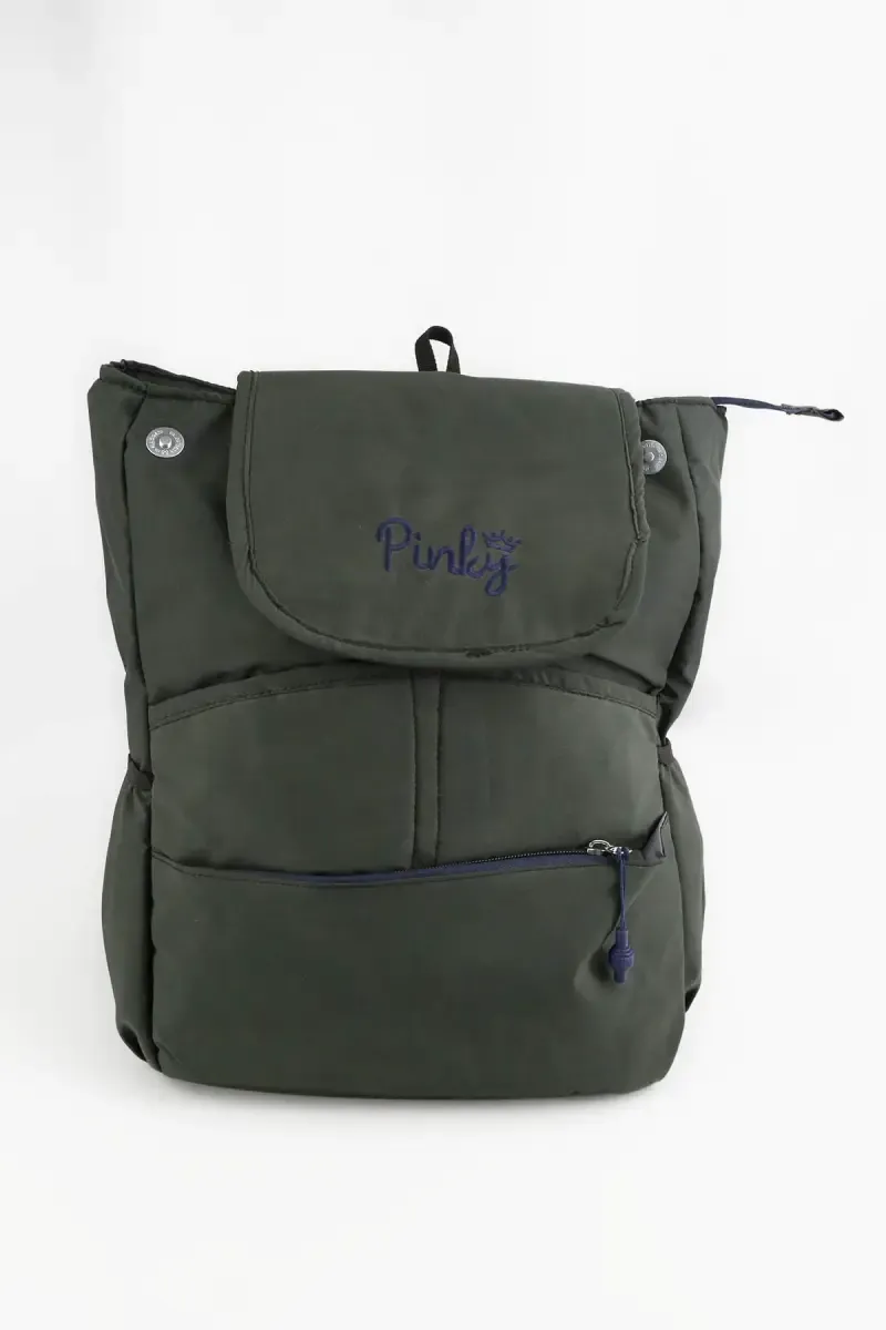 Polyester Solid Trendy College Backpack for Girls