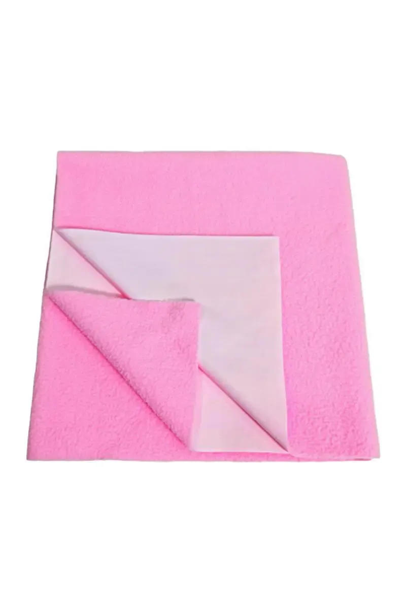 Brandon Polycotton Baby Bed Protecting Mat - Pack of 1 Large (Pink) 009809PIN2