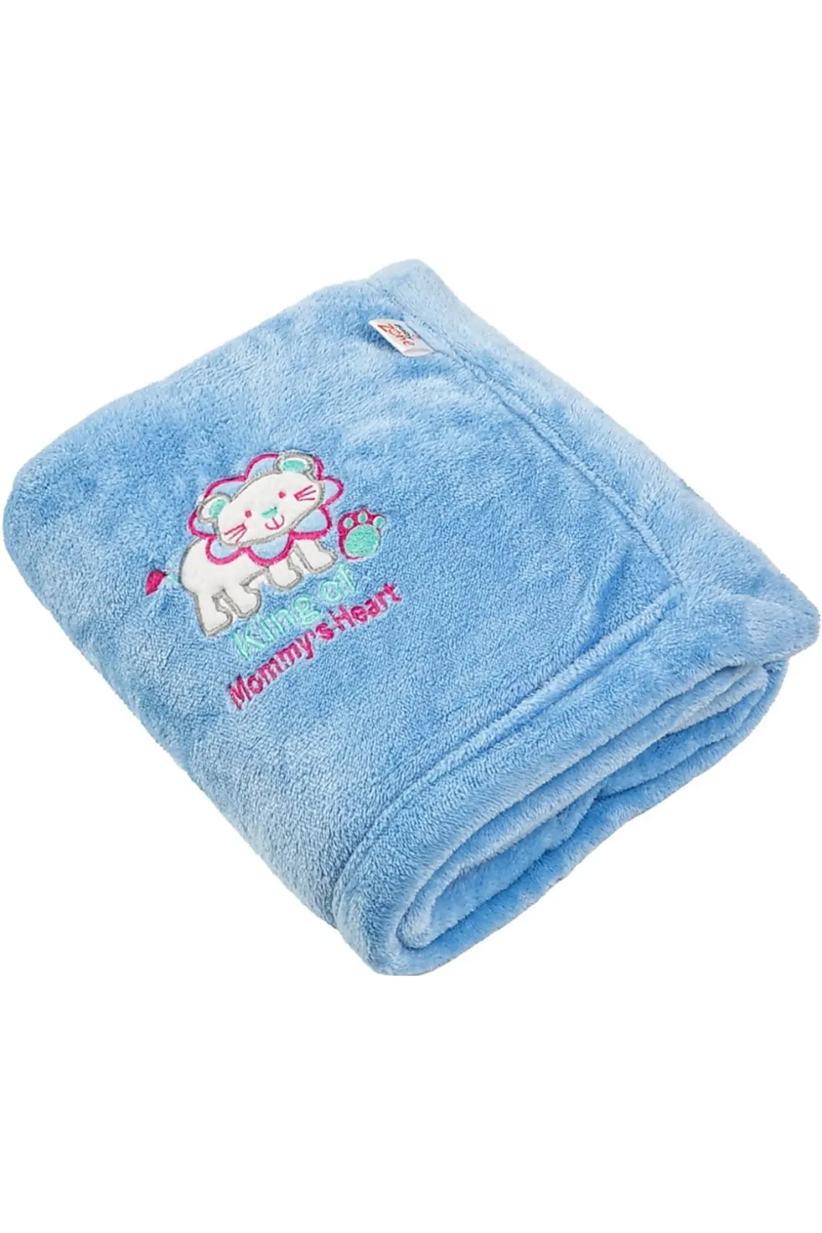 Double Layer Soft Coral Fleece Blanket for Baby - Blue 009810BLU2