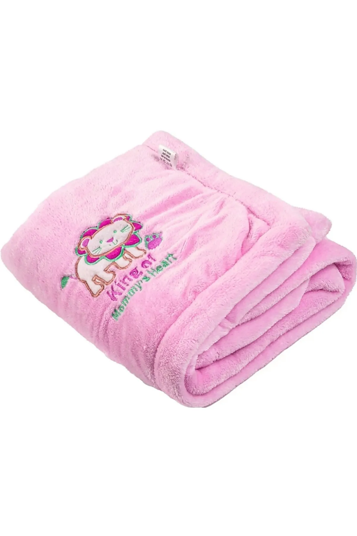Brandonn Double Layer Soft Coral Fleece Blanket for Baby - Pink