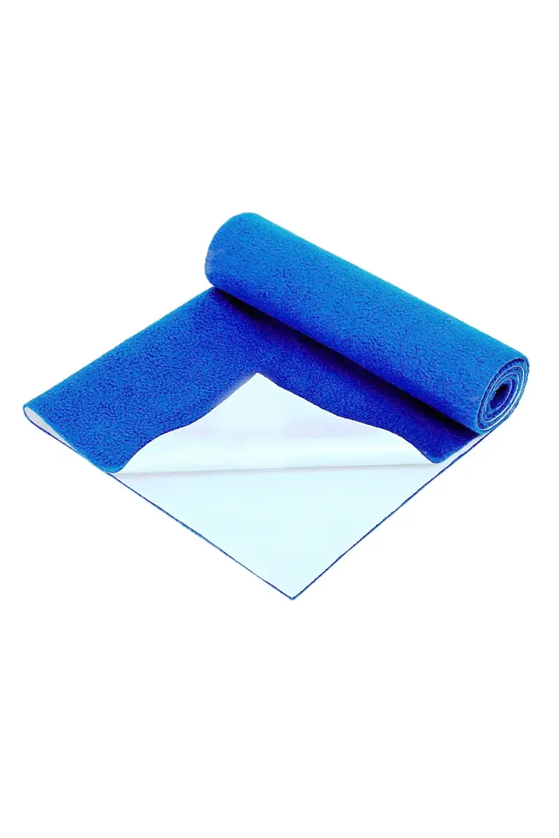Baby Zone Polycotton Baby Bed Protecting Mat - Pack of 1 Large (Royal Blue) 009859ROYBLU