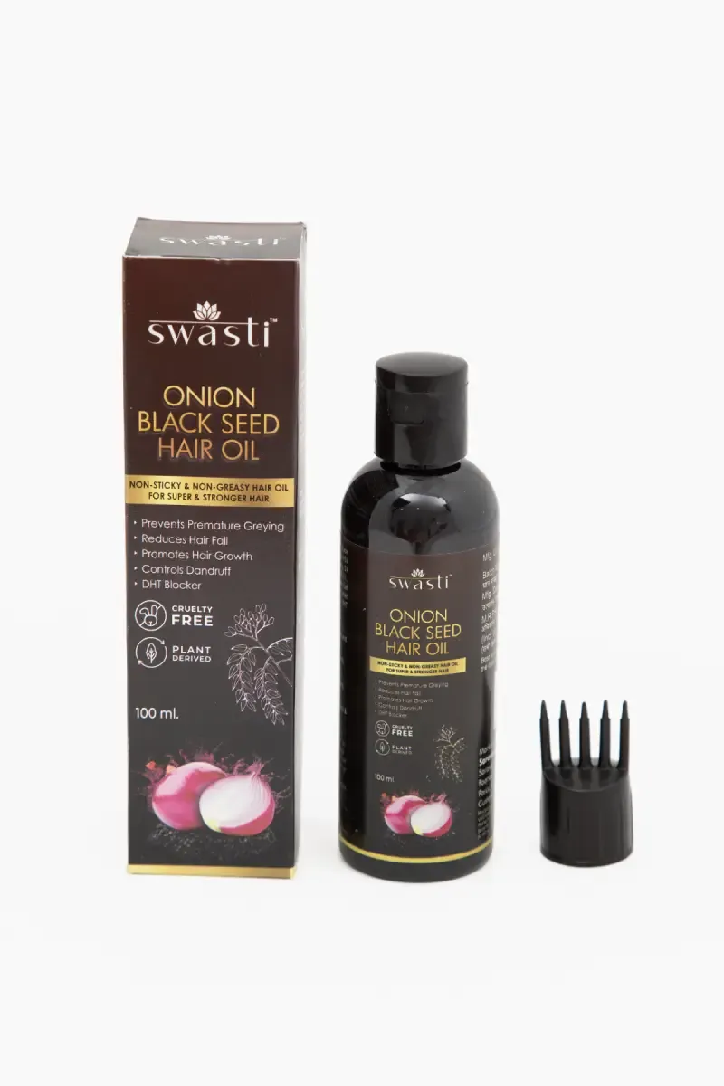 Swasti Onion Black Seed Hair Oil - 100 ml