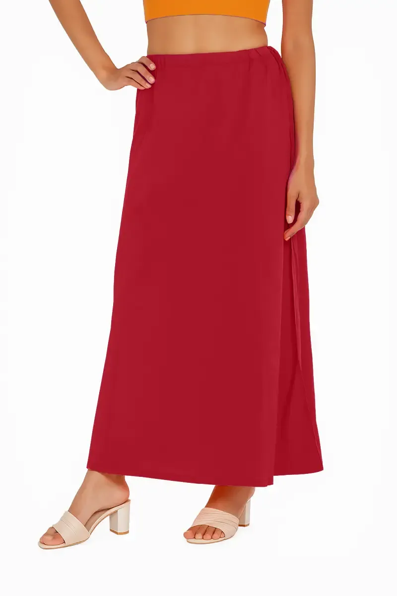 Cotton Solid Inskirt for Women