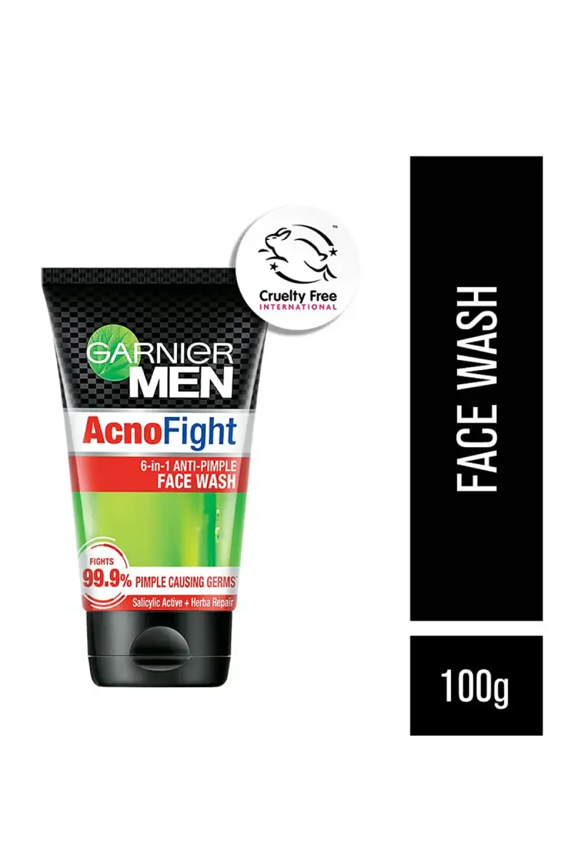 Garnier Men Acno Fight 6 in 1 Anti-Pimple Facewash -100g