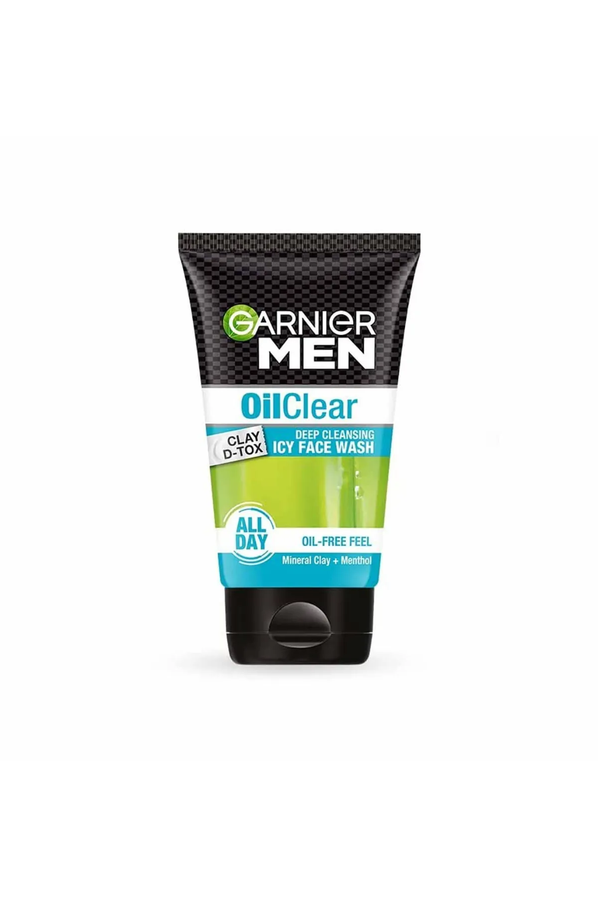 Garnier  Men Oilclear Clay D-Tox Deep Cleansing Icy Face Wash -100g