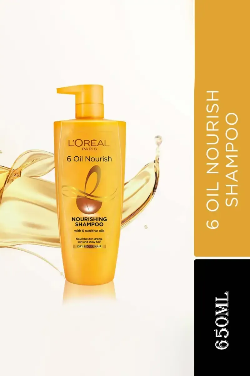 L'Oreal Paris 6 Oil Nourish Scalp and Hair Shampoo -650 ml