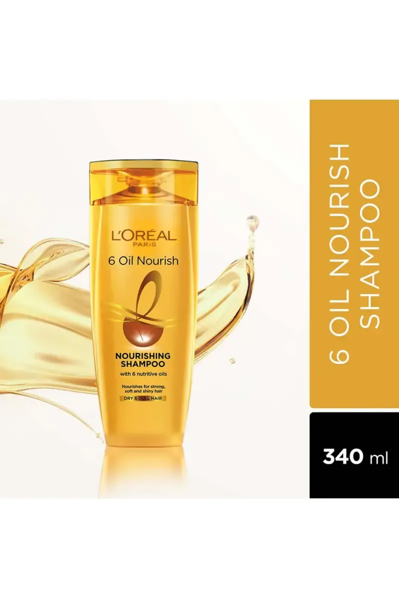 L'Oreal Paris 6 Oil Nourish Shampoo - 340 ml