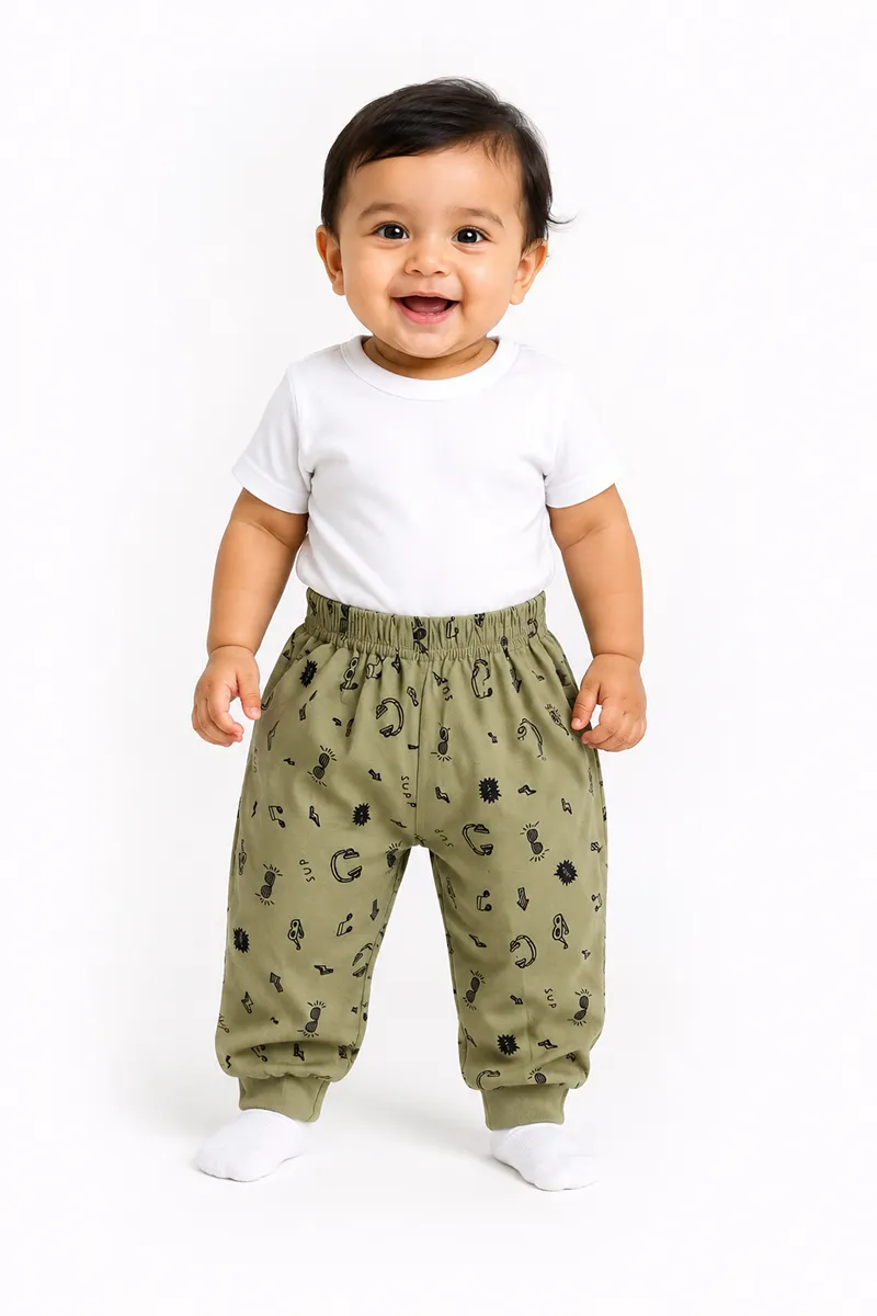 Cotton Printed Pant for Just Born