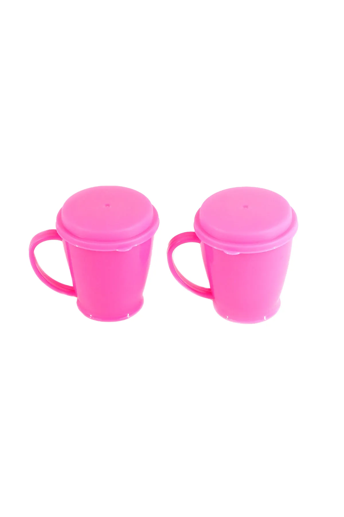 Plastic & Stainless Steel Mug, 2 Pcs - 255ml (Each)