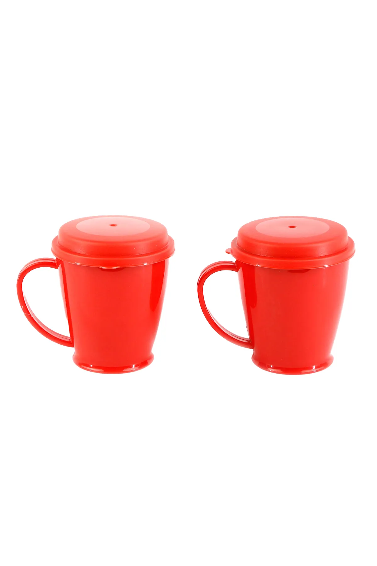 Plastic & Stainless Steel Mug, 2 Pcs - 255ml (Each)