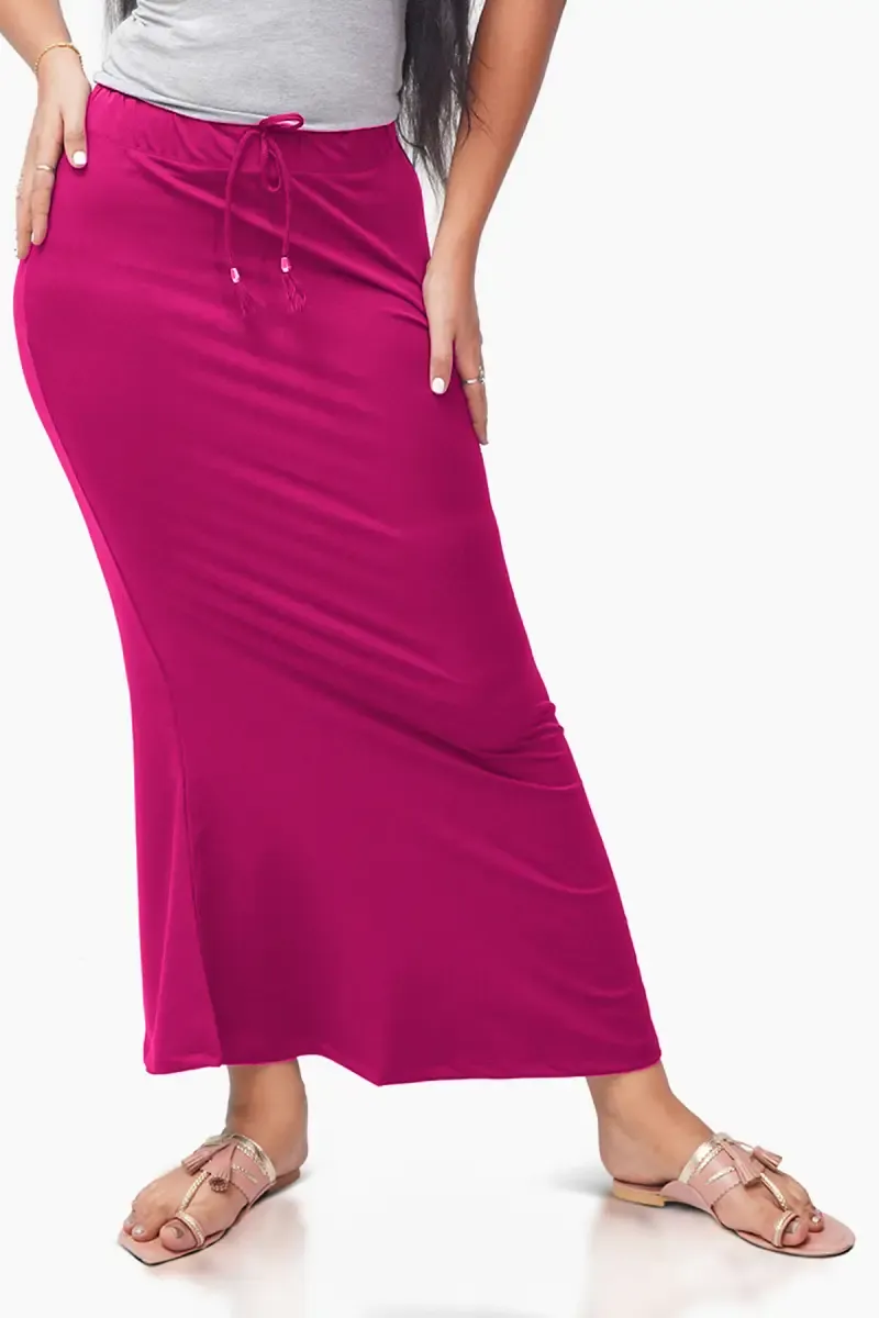 Cotton Viscose Blend Mermaid Saree Shapewear for Women 010313DEEPINXXL