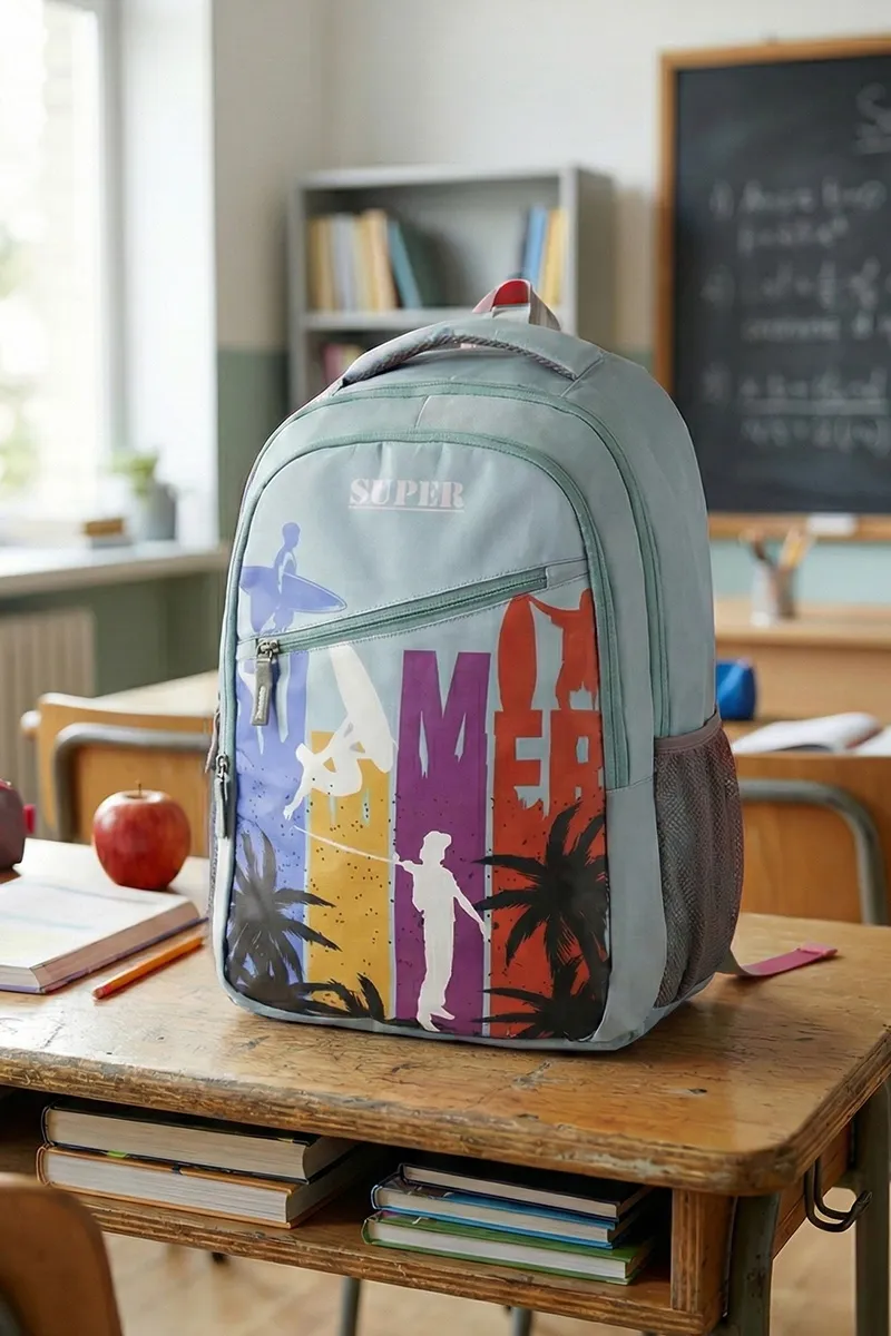 Printed School Bag for Unisex
