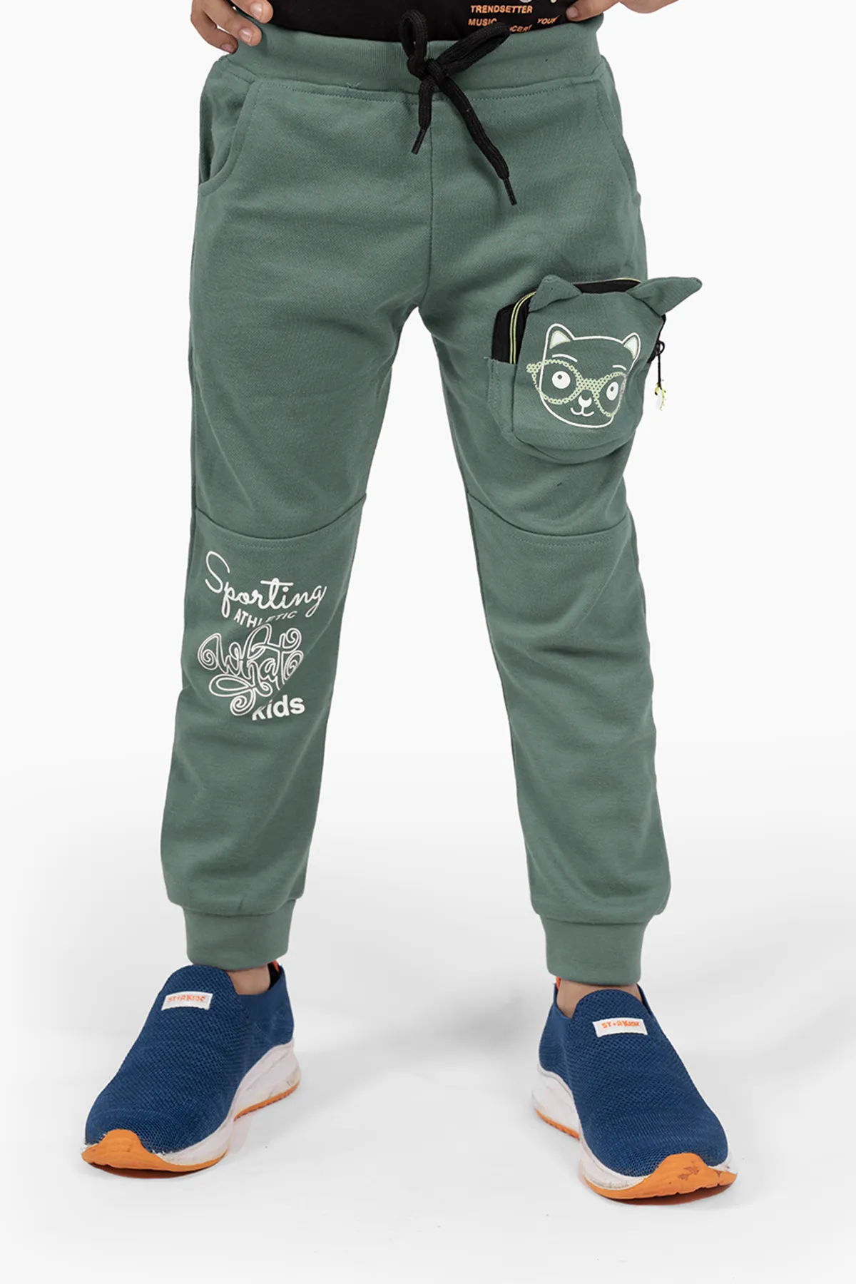 Polycotton Printed Track Pant for Boy