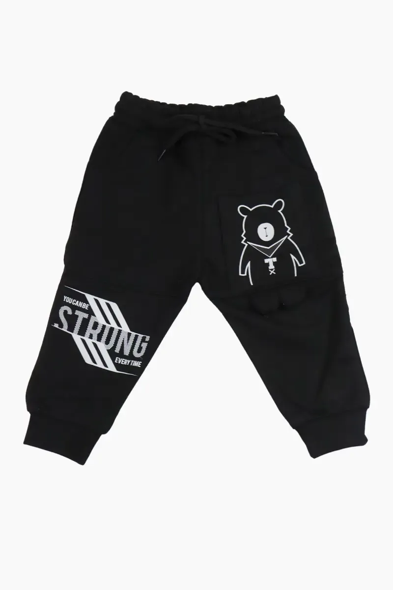 Printed Joggers for Just Born 010370BLA23YRS