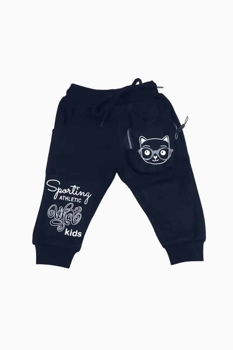 Just Born Polycotton Joggers 010576NAVBLU012
