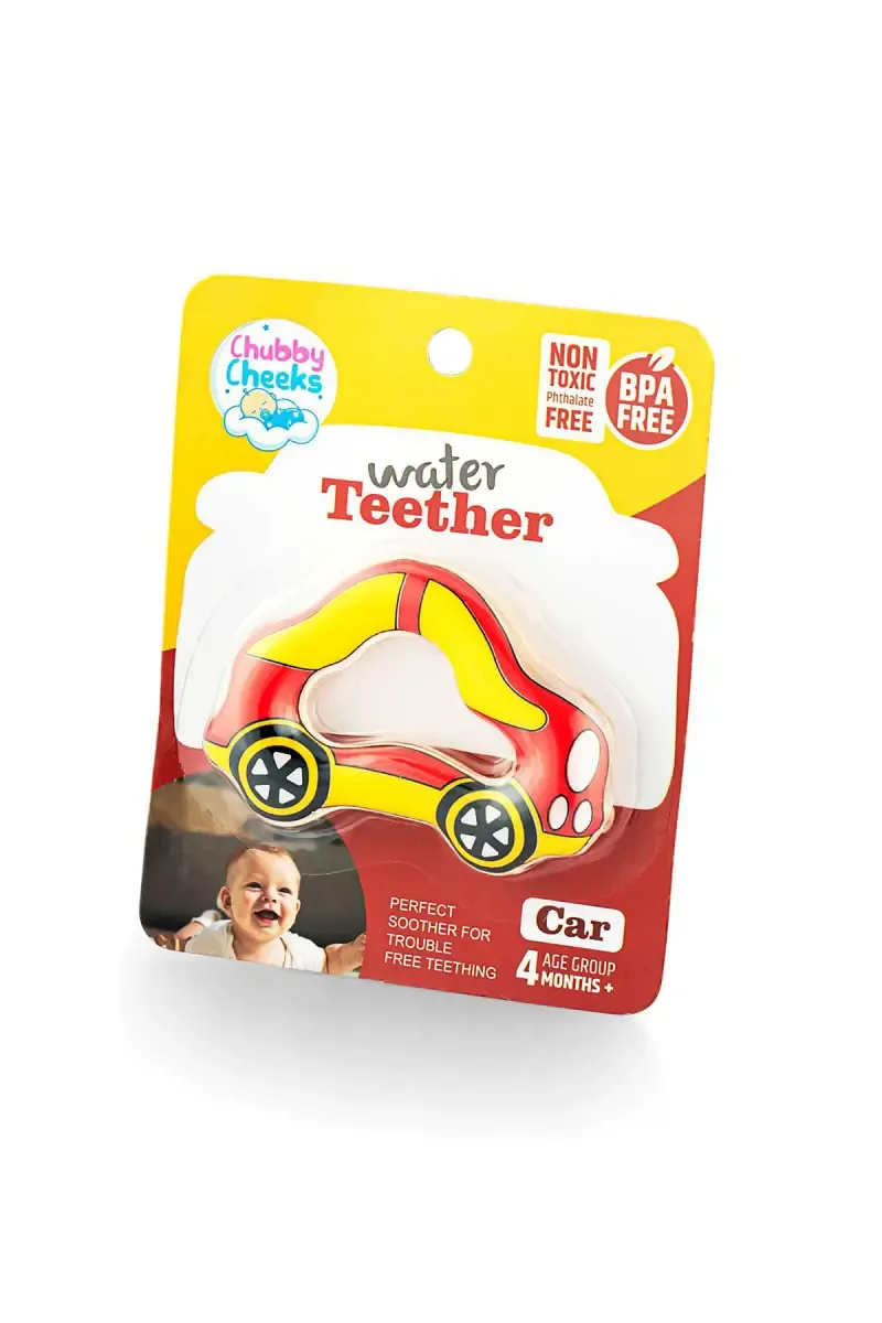 Play Buddy Water Car Shape Teether for Baby - Pack of 1