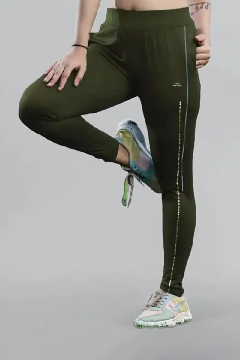 Derkley Cotton Regular Fit Track Pant for Women 0105924XLGRE