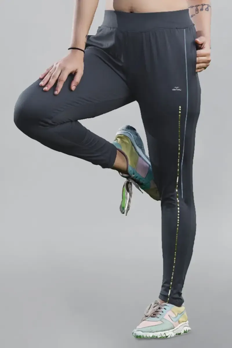 Derkley Cotton Regular Fit Track Pant for Women 010592XXLGRE2