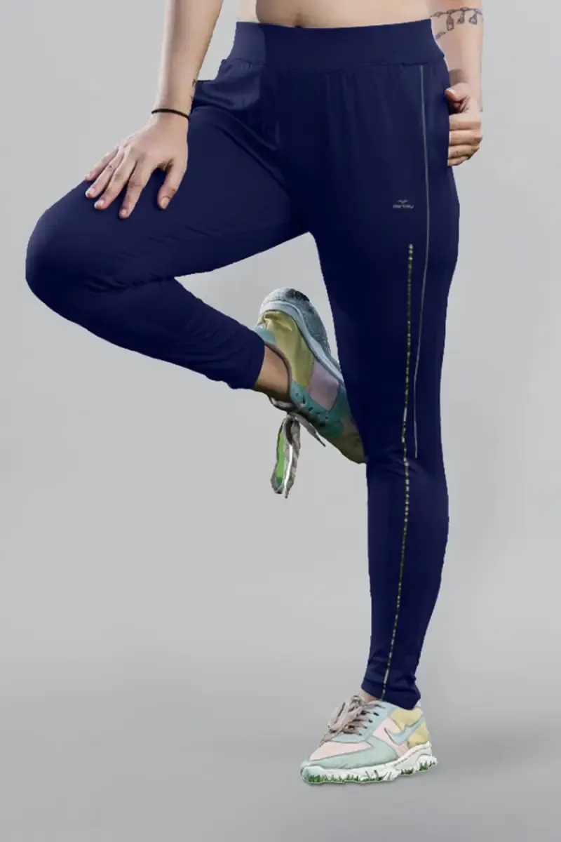 Derkley Cotton Regular Fit Track Pant for Women