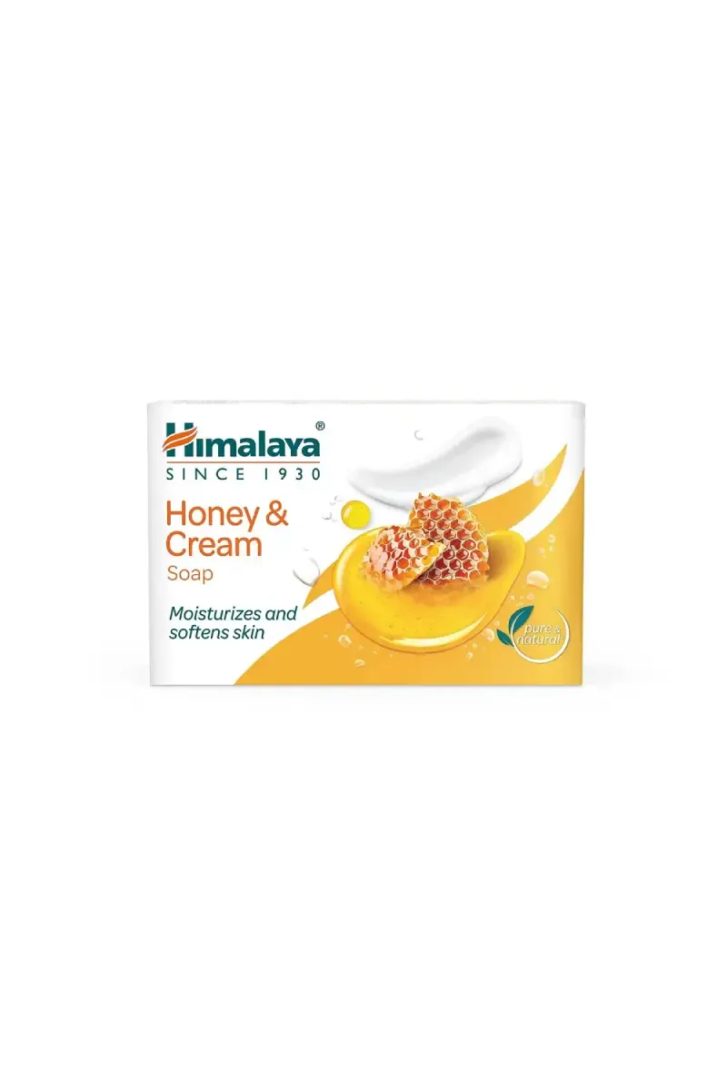 Himalaya Honey & Milk Cream Soap For Moisturized and Soft Skin - 125g