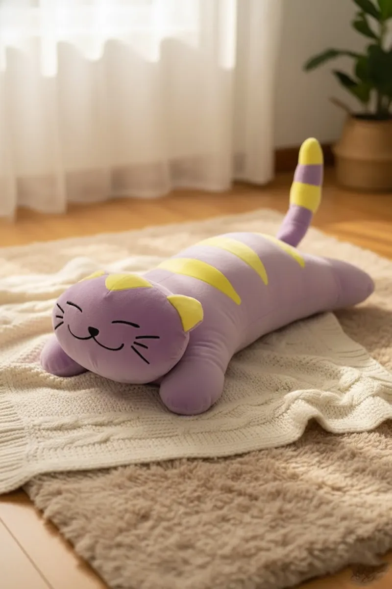 Lucy The Naughty Cat Soft Toy 010640YEL