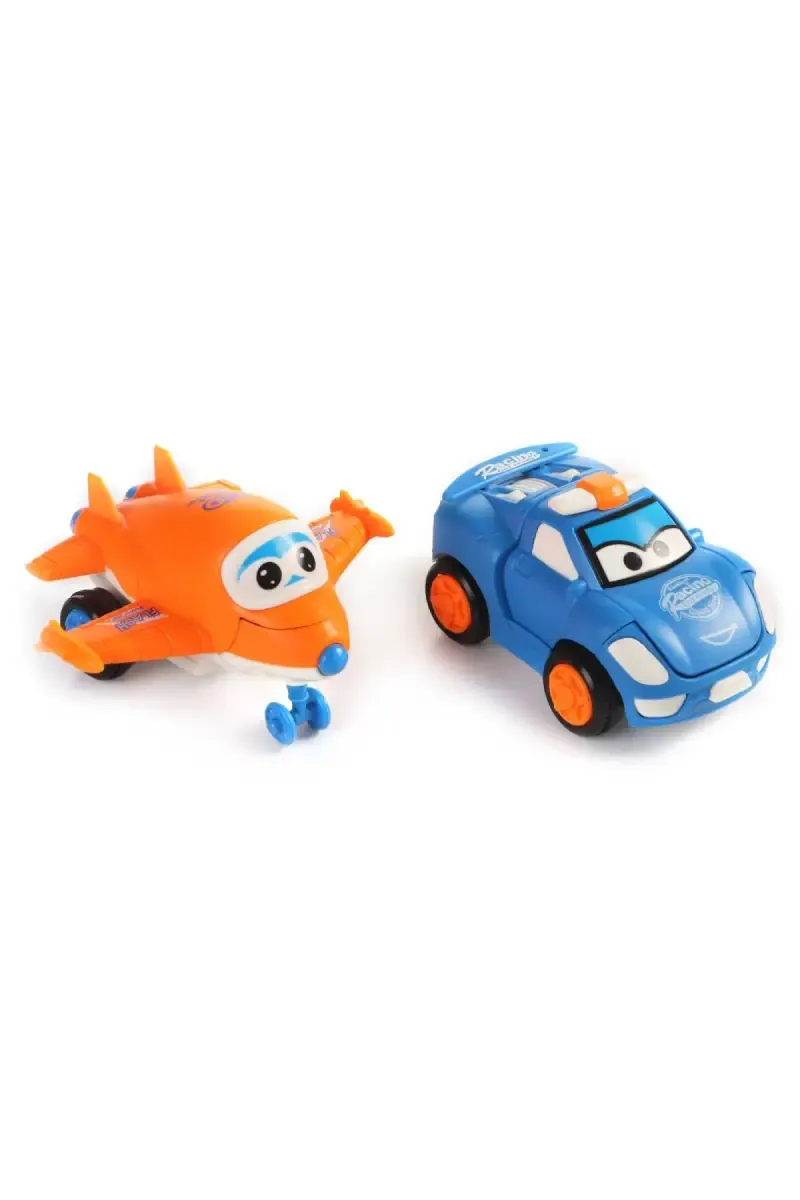 Robotic Car and Aeroplane Toy Vehicle Set - 2 Pcs