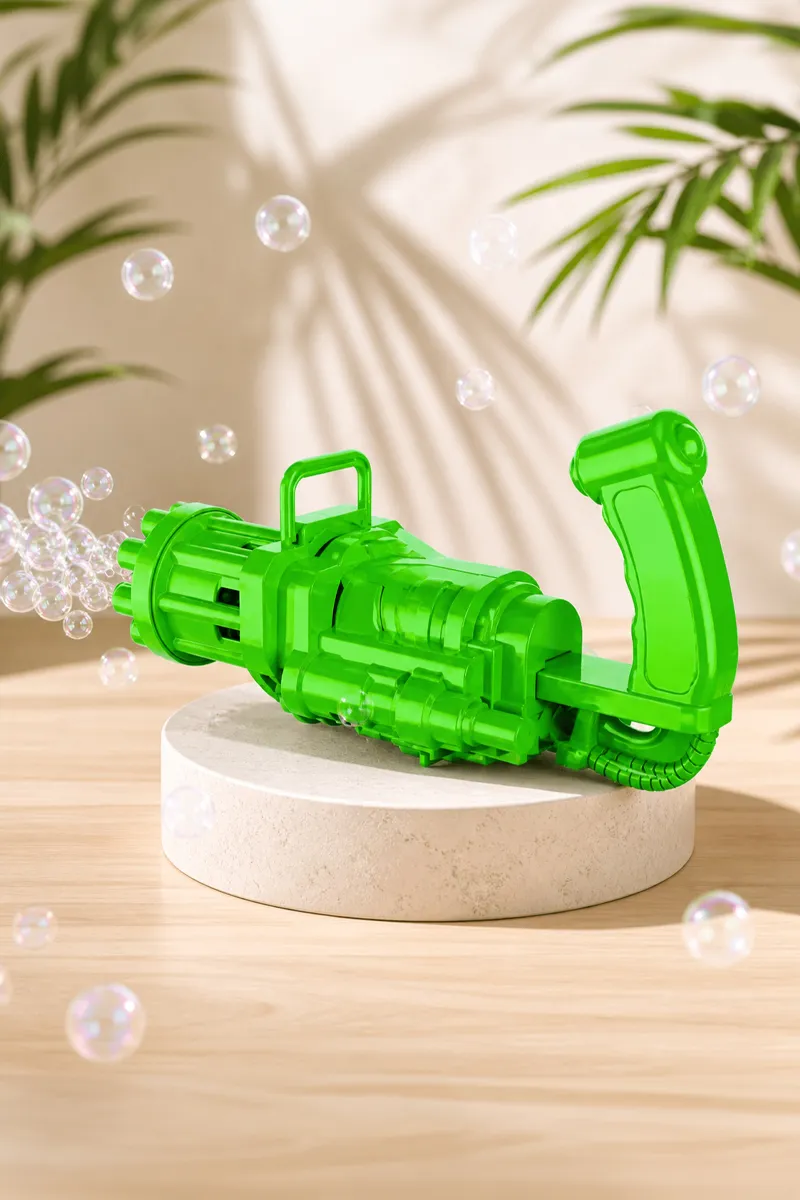 KV Impex Bubble Maker Machine Water Gun Toys For Kids (Green) 010691GRE