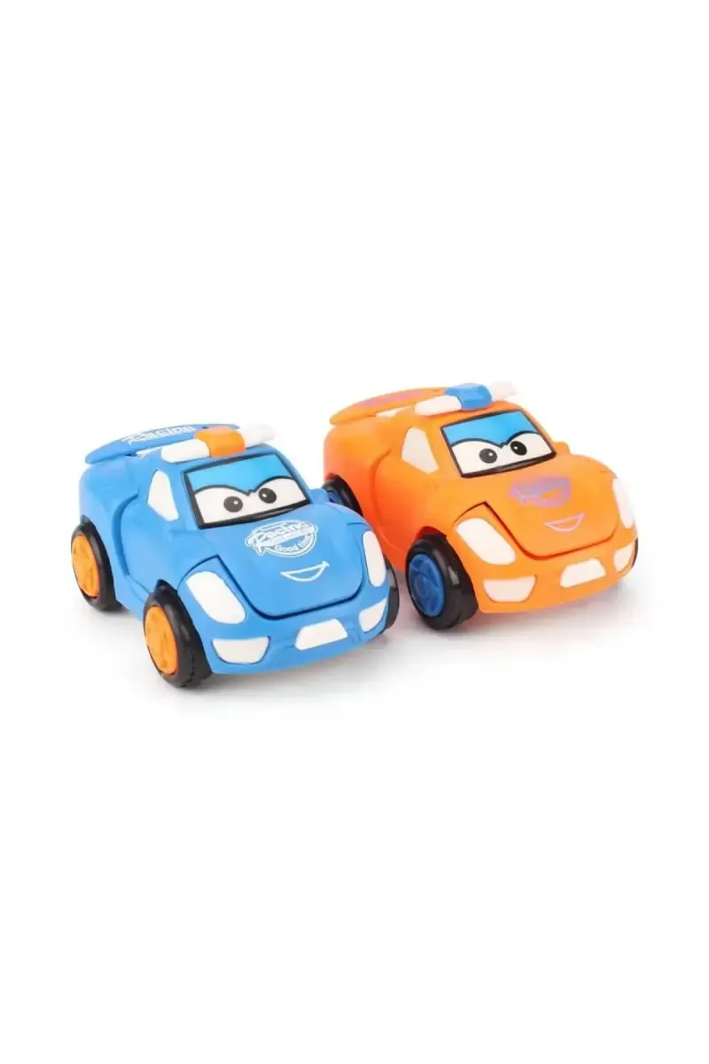 Robotic Friction Dumper Car Toys (Pack Of 2) - Color May Vary