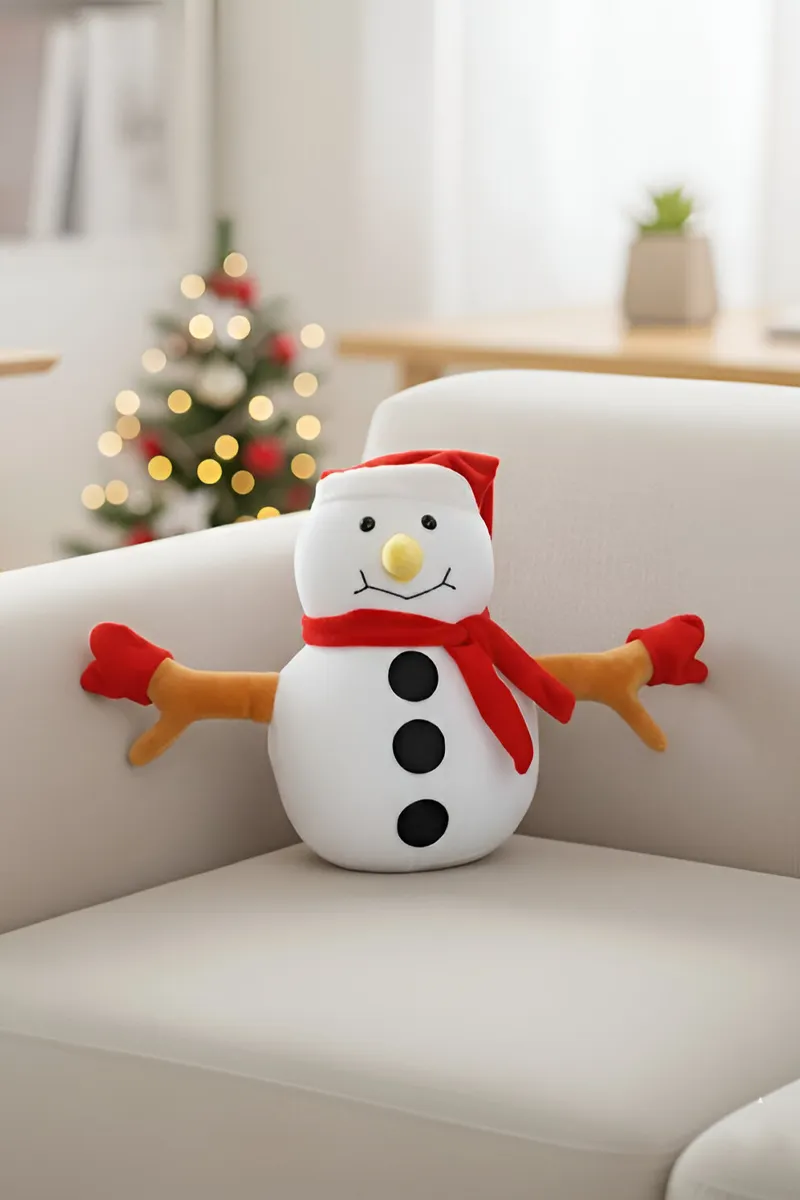 Polyester Mr Snowy Stuffed Soft Toy - Pack of 1 010751MUL
