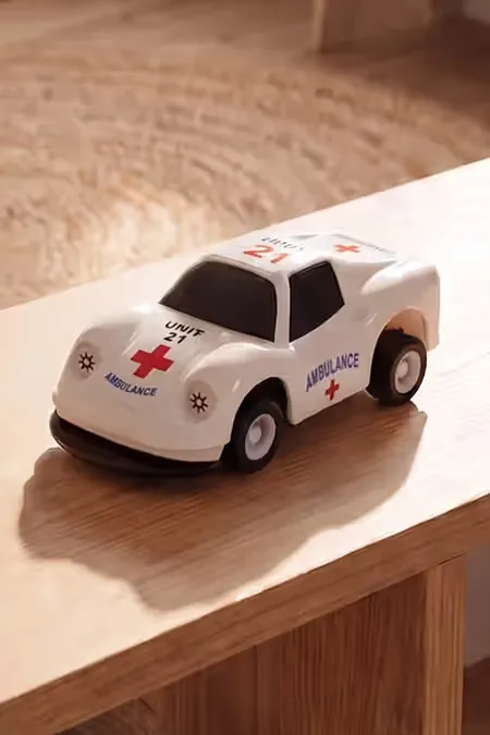 Nissan City Services Ambulance Car Toy - (Off White)