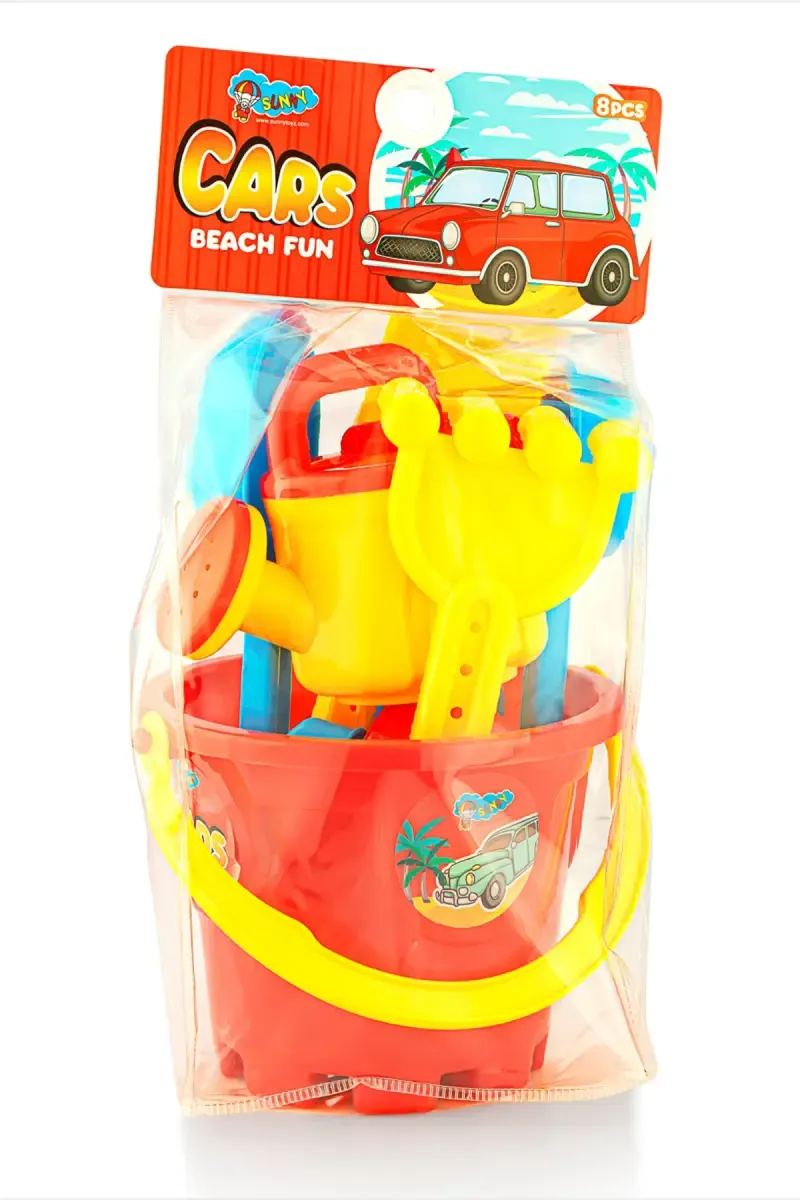 Beach Sand Toy Castle Play Set - 8 Pcs