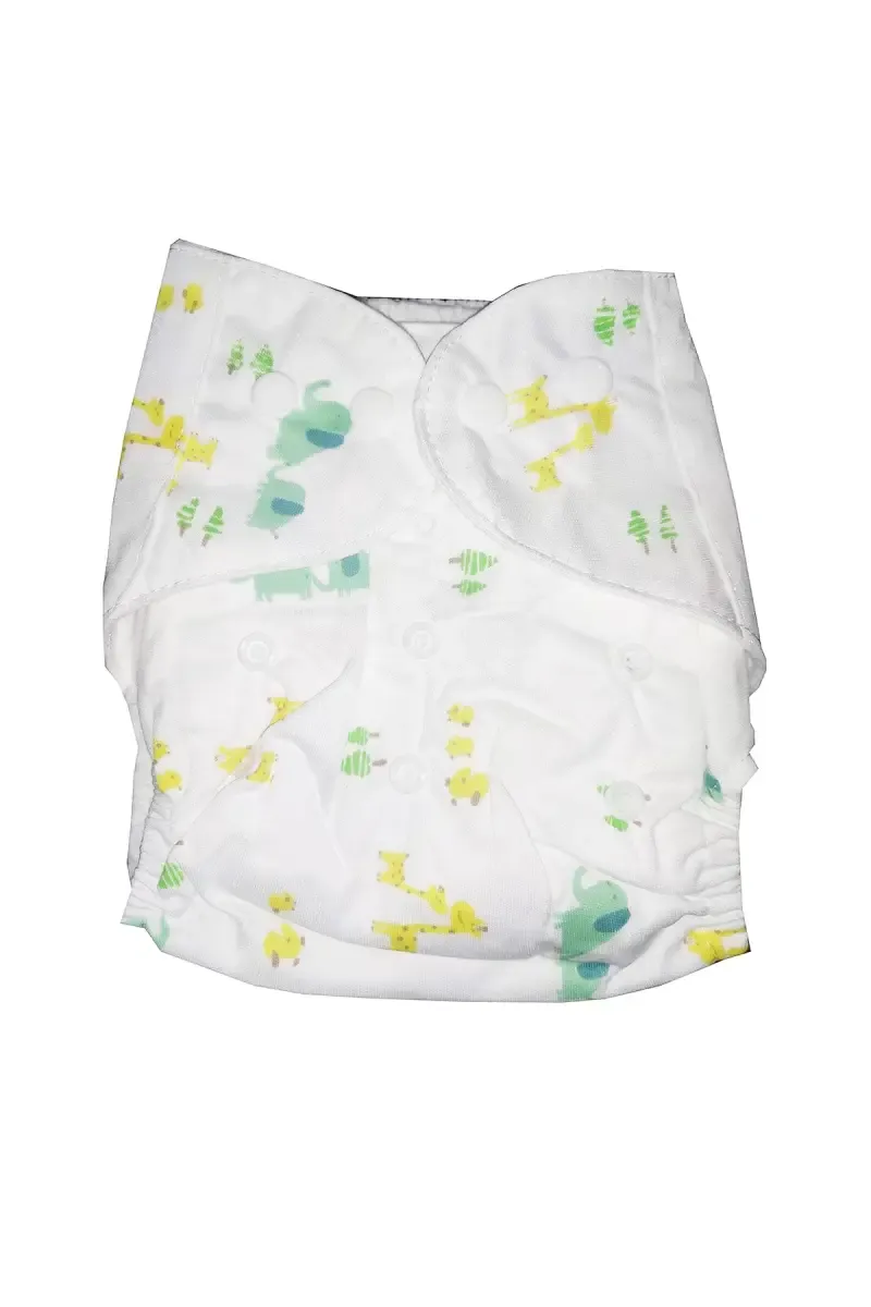 Reusable Baby Diaper with Printed Design - Pack of 1