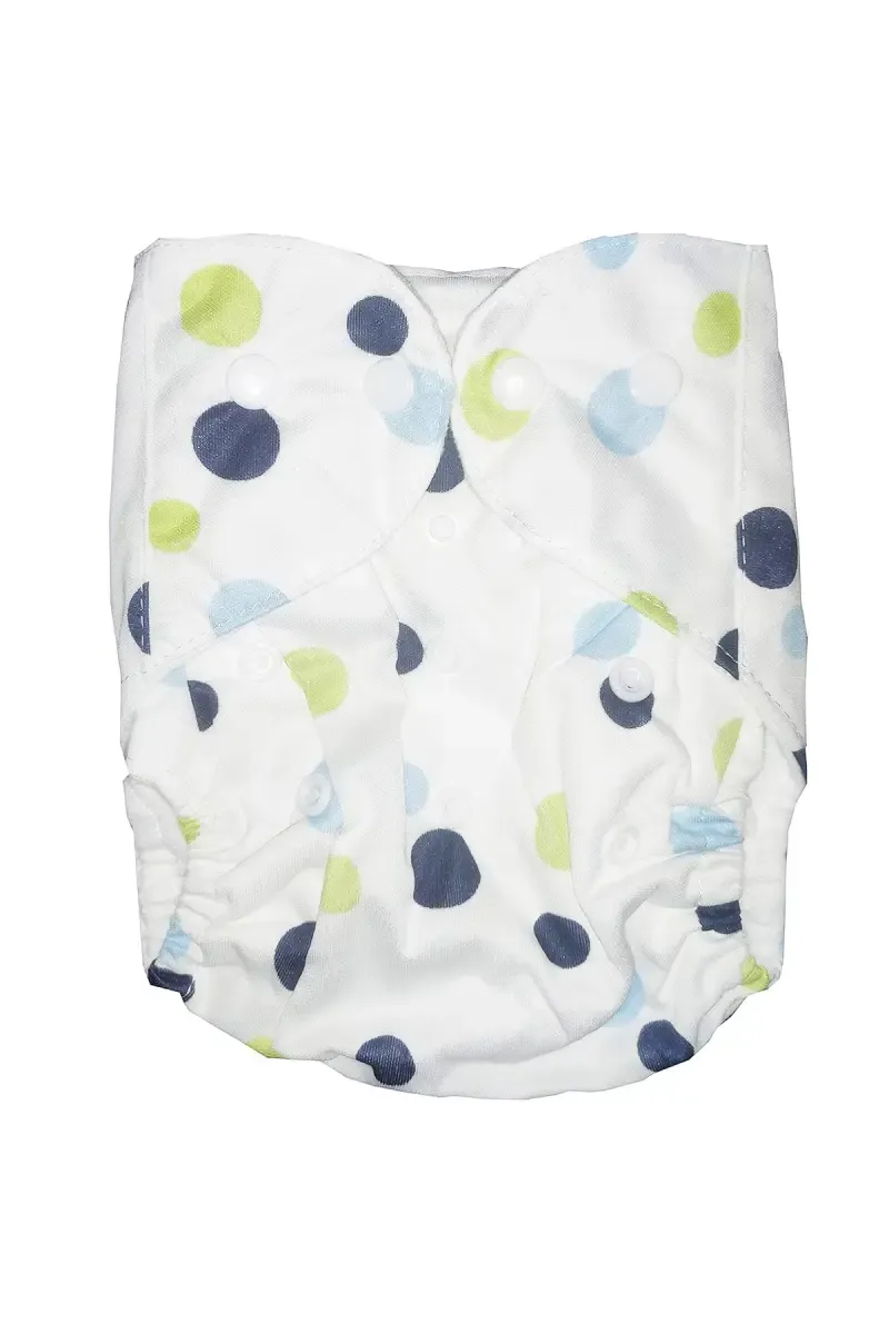 Reusable Baby Diaper with Printed Design - Pack of 1