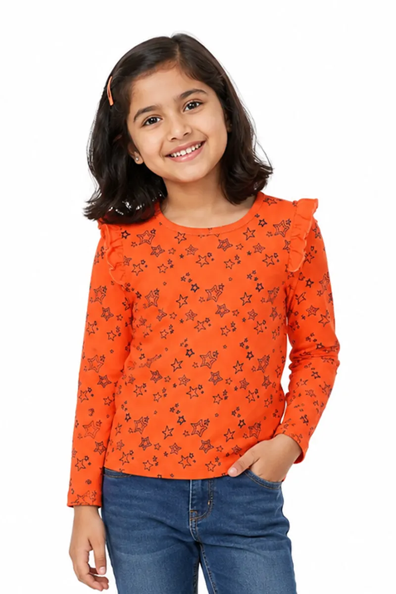 Cotton Printed T-Shirt for Girl (2- 16 Yrs)