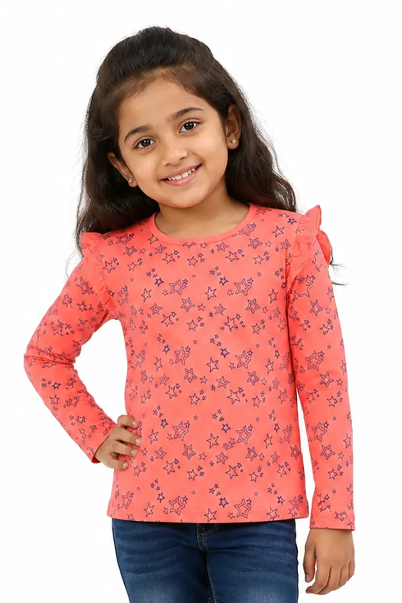 Cotton Printed T-Shirt for Girl (2- 16 Yrs)