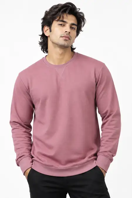 Cotton Slim Fit Casual Sweatshirts for Men