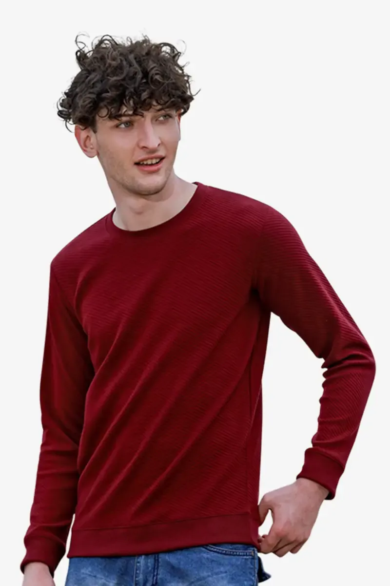 Cotton Slim Fit T-shirt for Men 011148LMAR