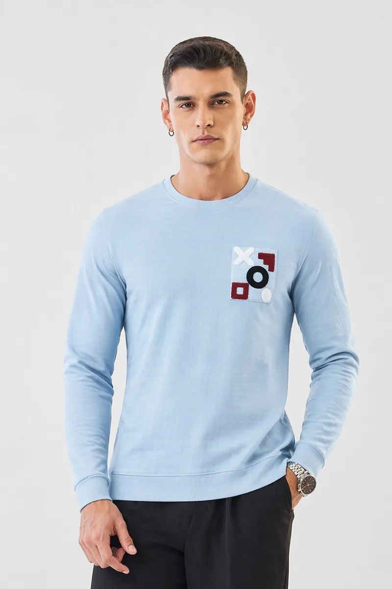Cotton Embroidered Sweatshirts for Men