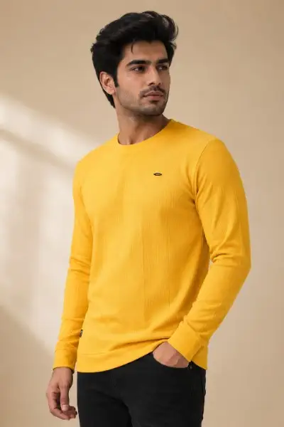 Men's Cotton Slim Fit Sweatshirts 01118742MUS