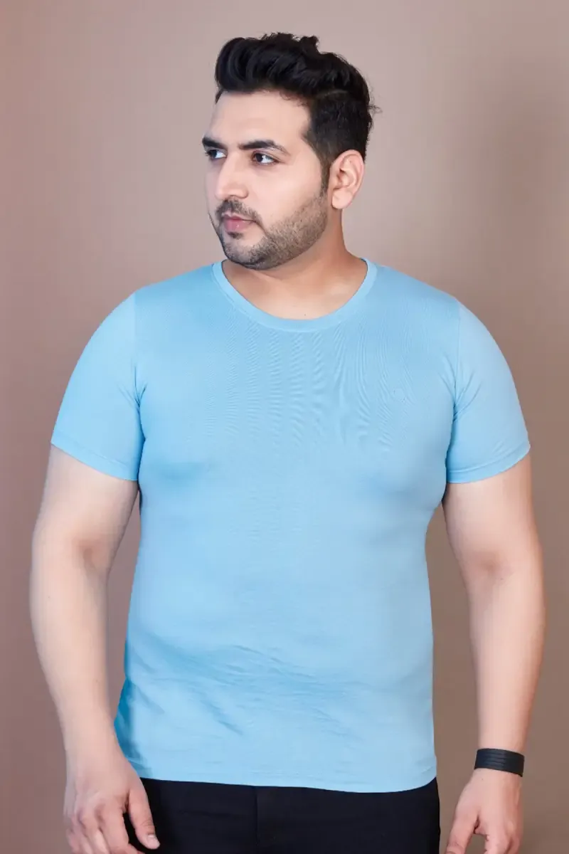 Plus Size Cotton T-shirt for Men 0113532XLAQU